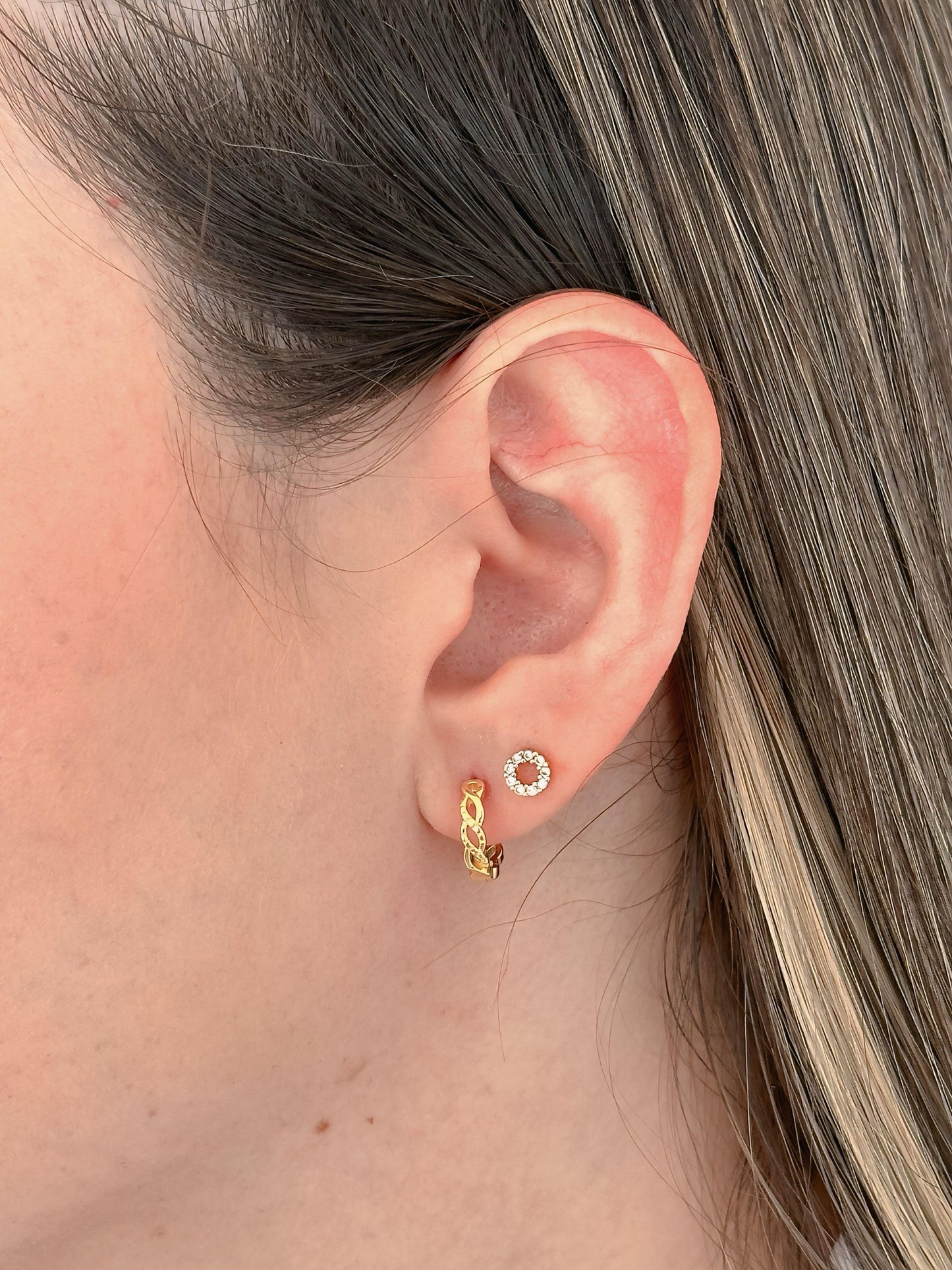 Arete Cubana Trenzada