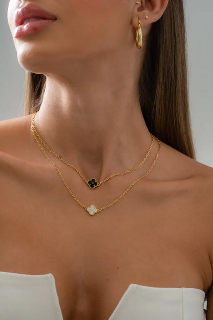 G VCadena Negro 42 Cms + Extensor