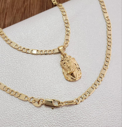 Dije Rostro Mediano Tallado