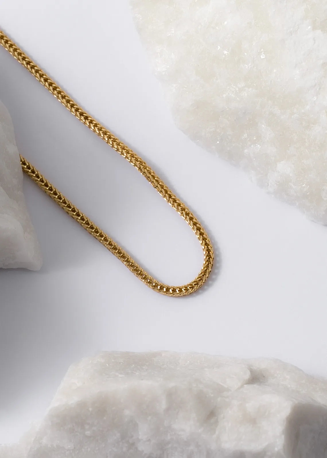 Cadena Franco Cuadrada 2mm 65Cms