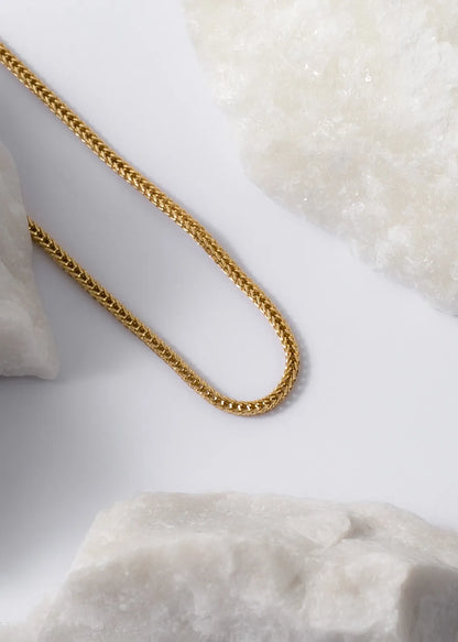 Cadena Franco Cuadrada 2mm 65Cms