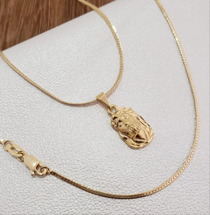 Dije Rostro Mediano Tallado