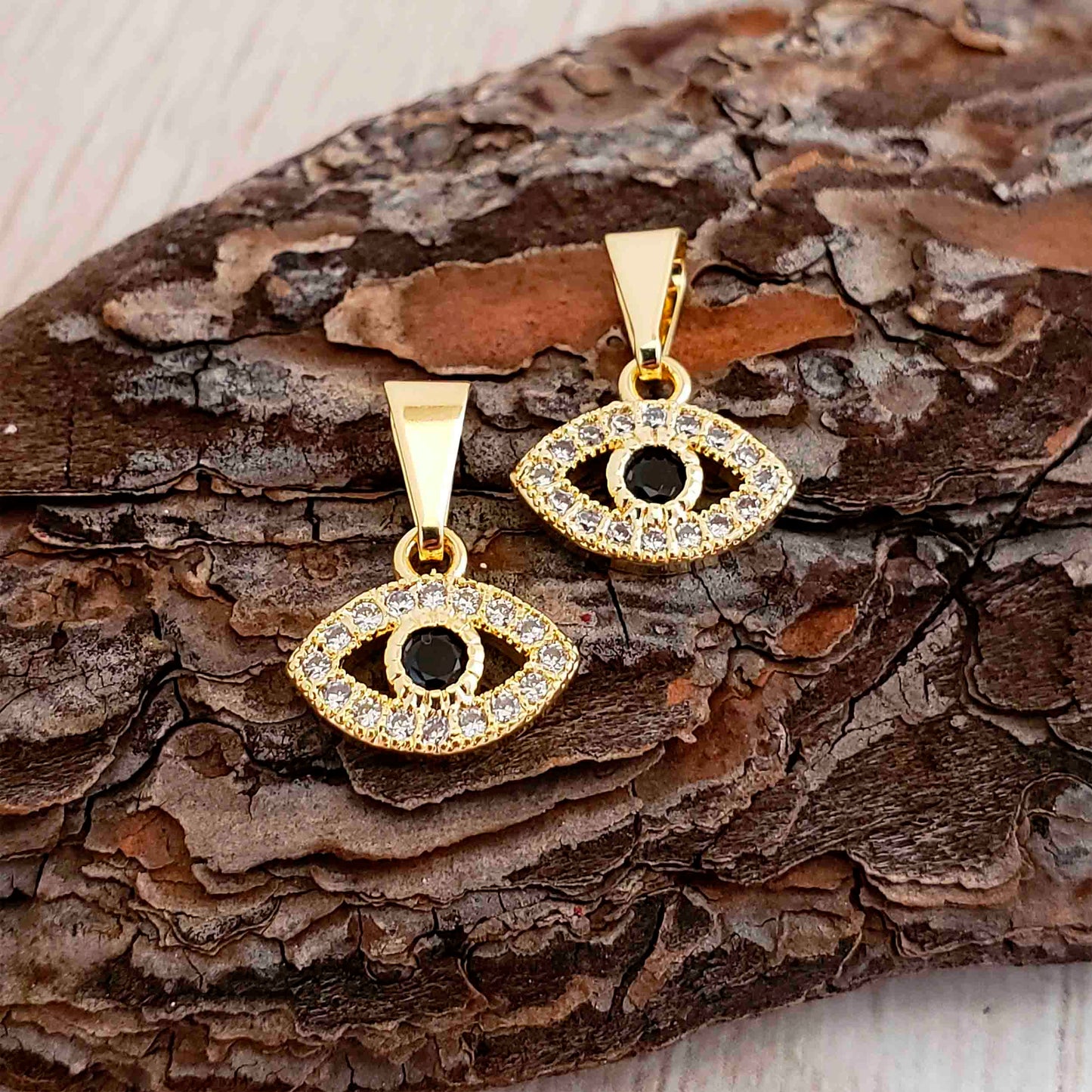 Dije Ojo Turco Mini Circonias