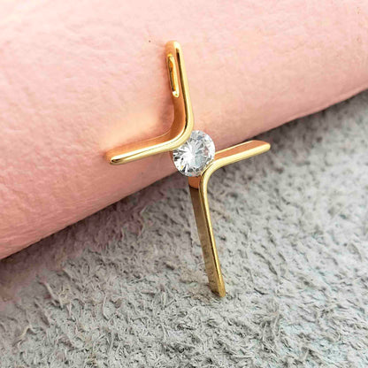 Dije Cruz Circonia 4 Cms