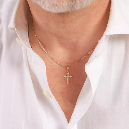 Dije Cruz Inri Delgada 1.5cms