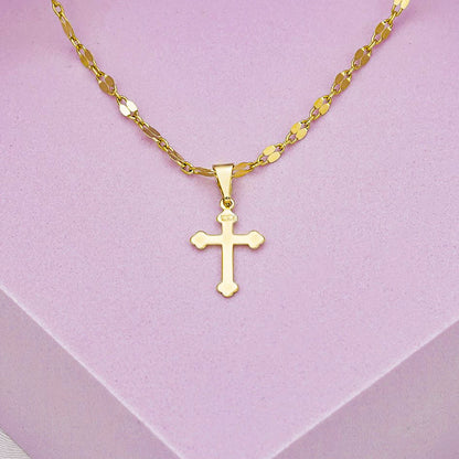 Dije Cruz Inri Delgada 1.5cms