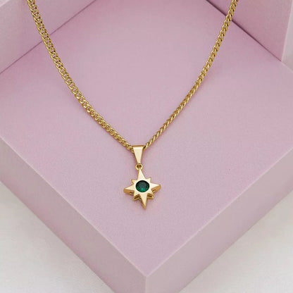 Dije Estrella Circonia VERDE