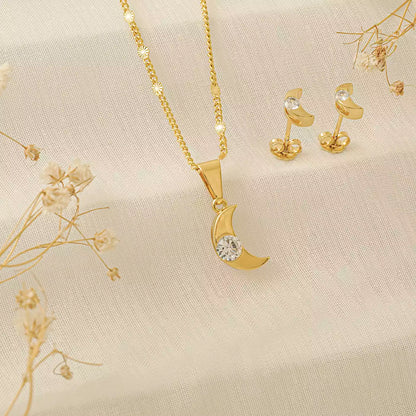 Dije Luna Circonia CRISTAL