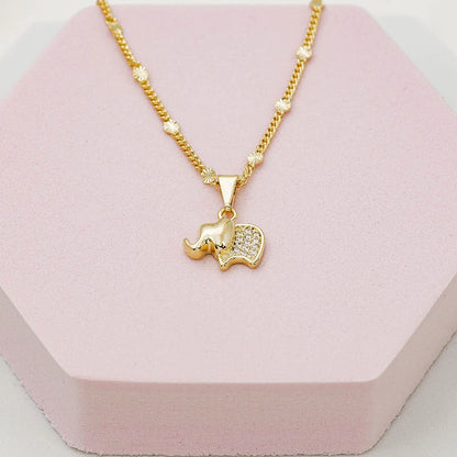 Dije Elefante con circonias