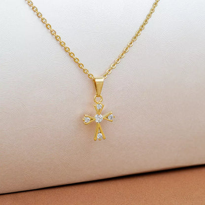 Dije Cruz 5 Circonias