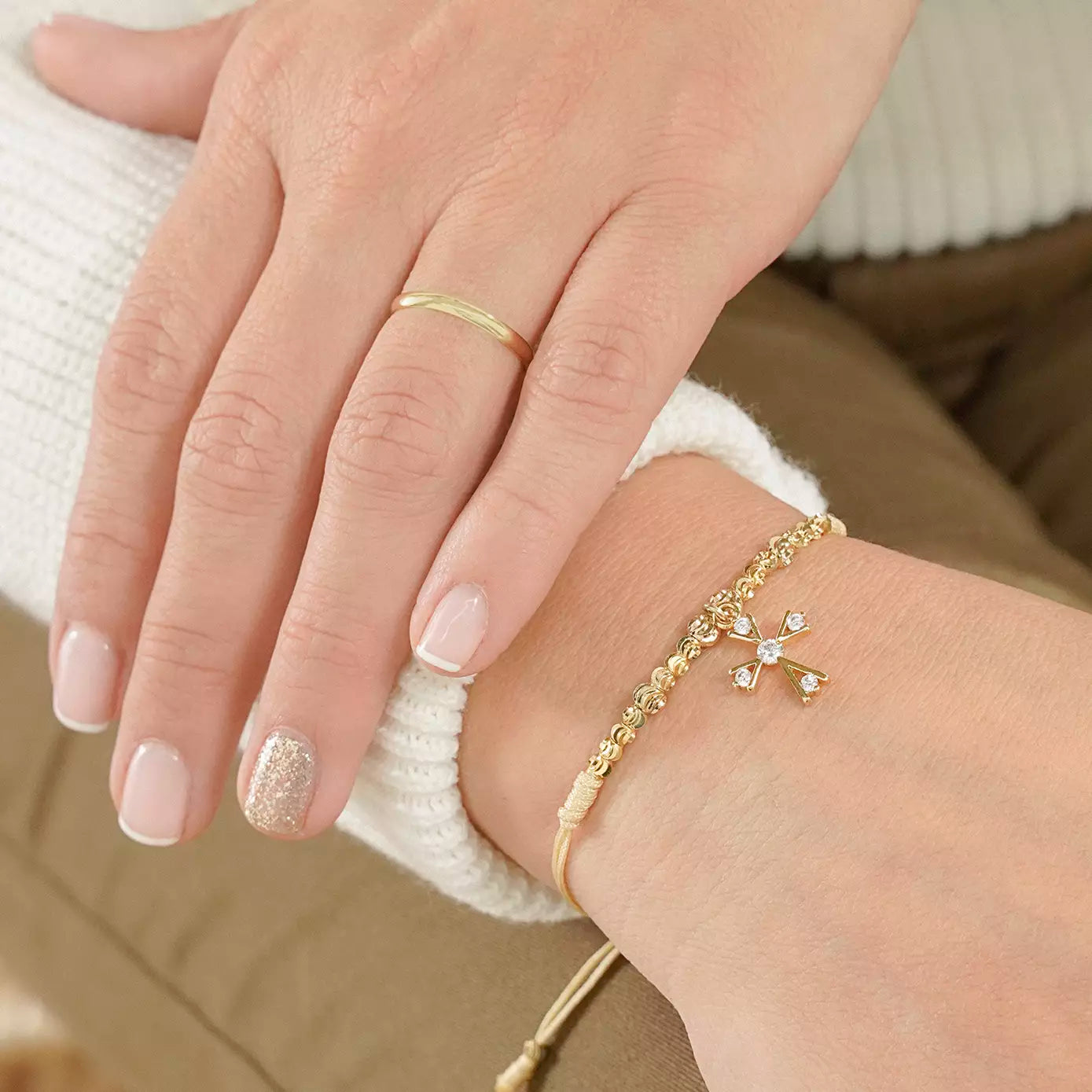 Dije Cruz 5 Circonias