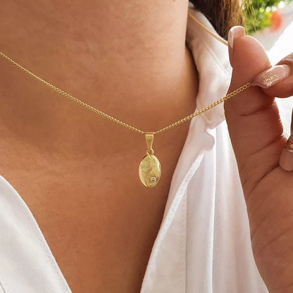 Dije Grano de Cafe Cristal