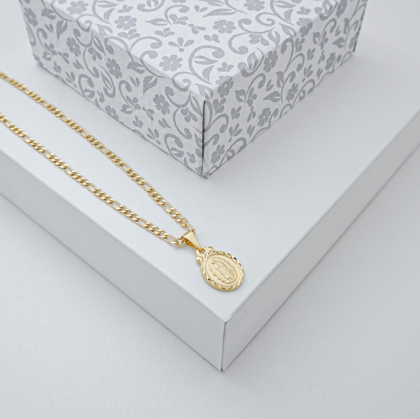 Dije Virgen de Guadalupe B. Diamantado 2 cms