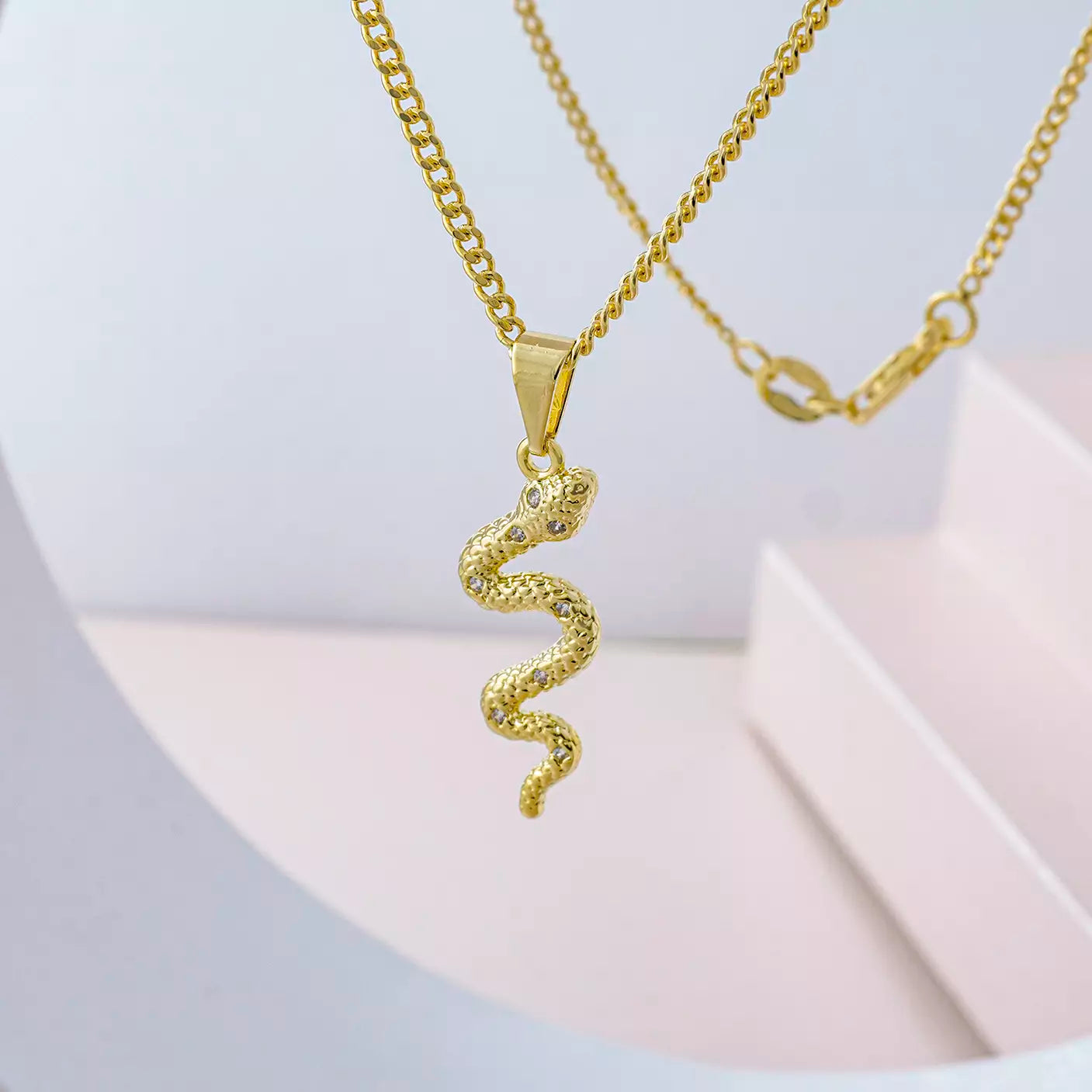 Dije Serpiente Cristal