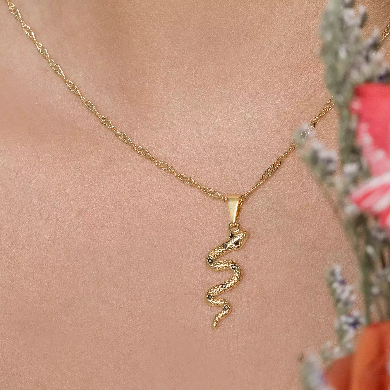 Dije Serpiente Negra