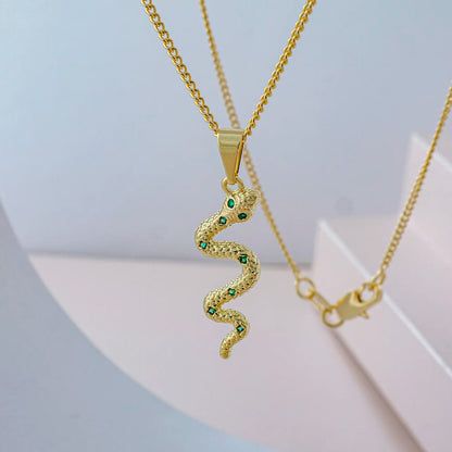 Dije Serpiente Verde