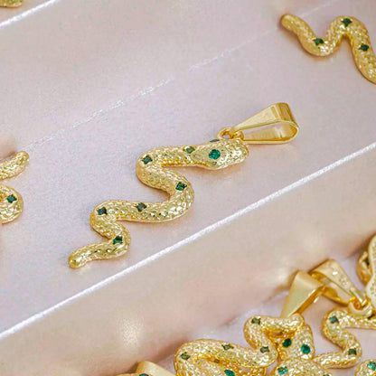 Dije Serpiente Verde