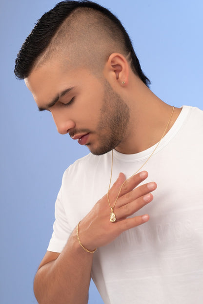 Dije Rostro Mediano Tallado