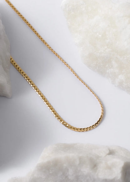 Cadena Serpiente Plana Finita 65Cms