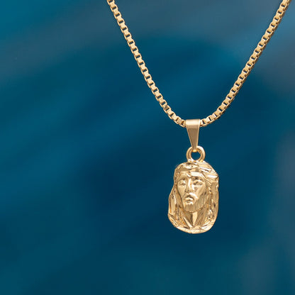 Dije Rostro Mediano Tallado