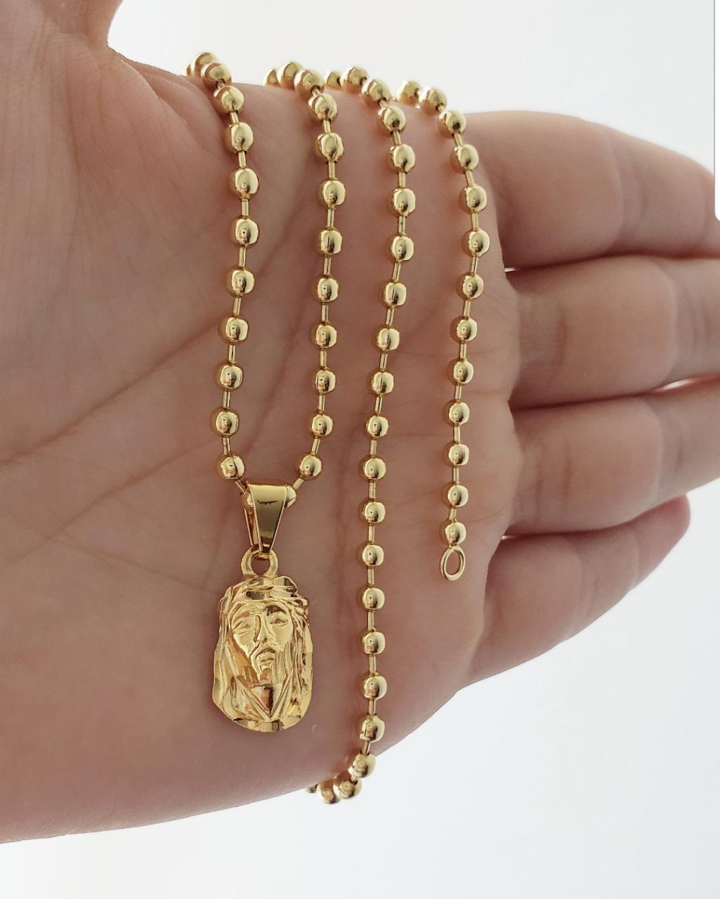 Dije Rostro Mediano Tallado