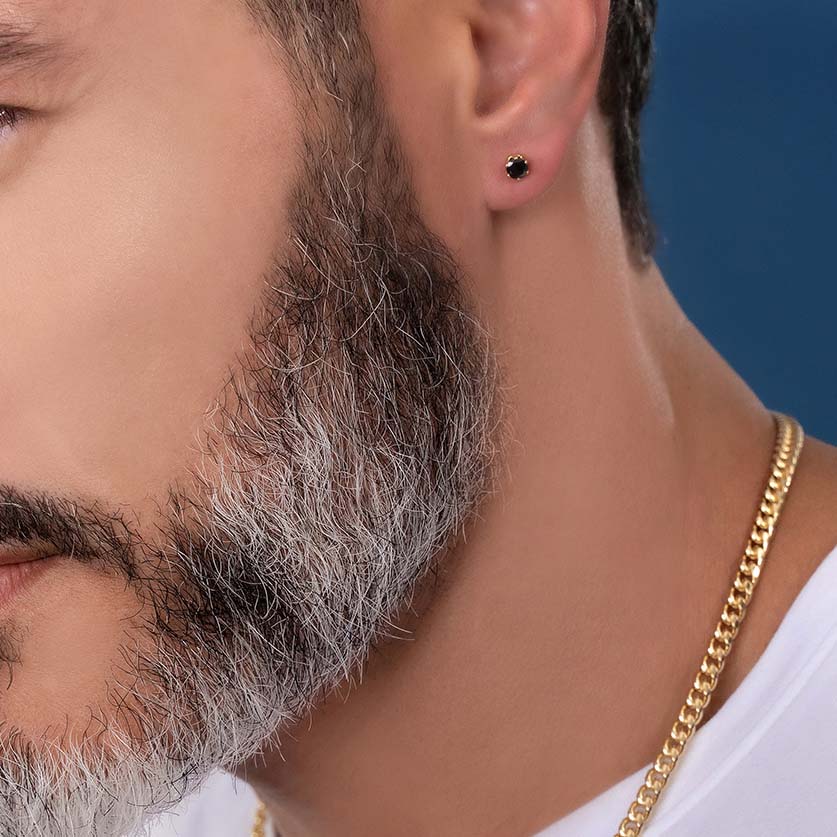 Arete Topo Circon Redondo NEGRO