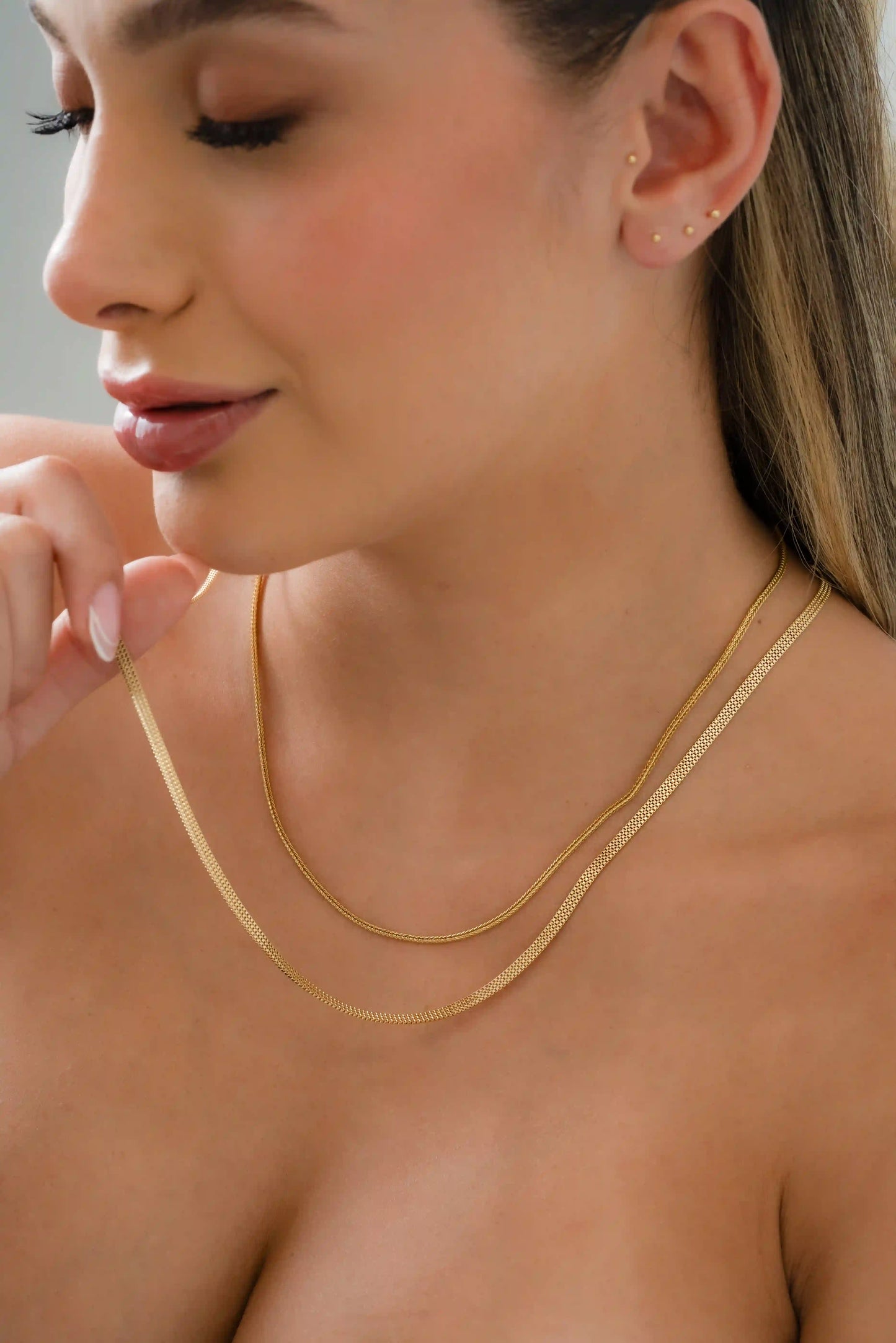 Cadena Franco Cuadrada 2mm 65Cms