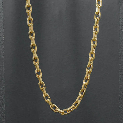 Cadena Aros Diamantada Gruesa 65 Cm