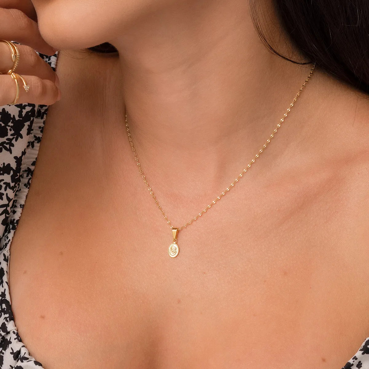 Cadena Espejo mediana 45cms