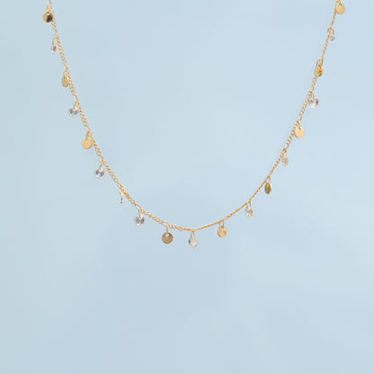 Cadena Cubana circonios- 45 cm-extenso