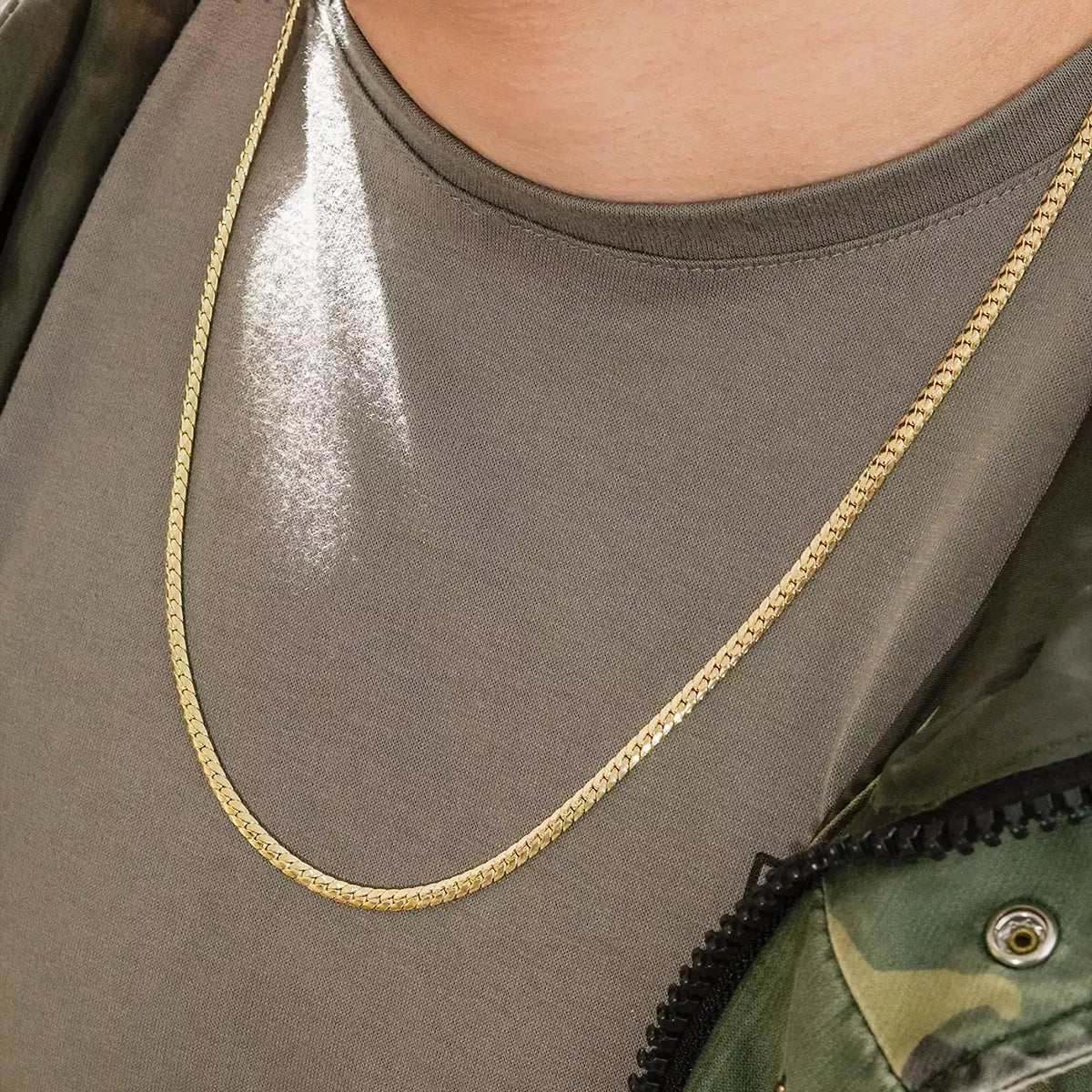 Cadena Serpiente  4 mm 65 Cms