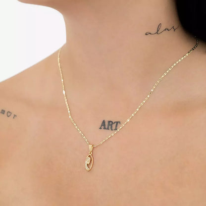 Cadena Escalera delg. Plana Lisa 45cm