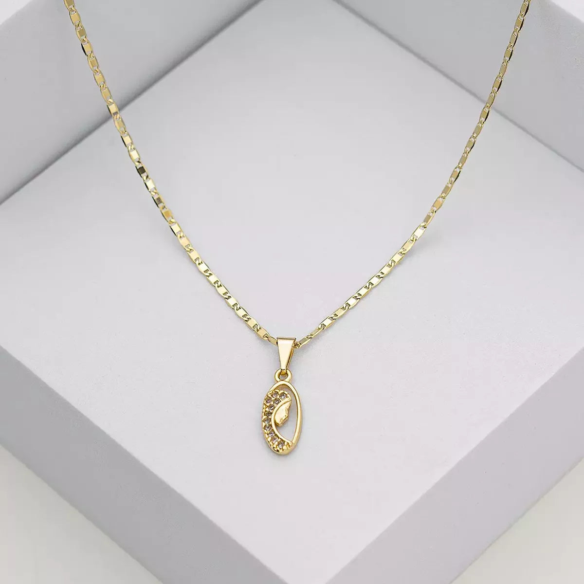 Cadena Escalera delg. Plana Lisa 45cm