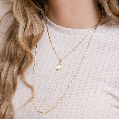 Cadena Escalera delg. Plana Lisa 65cm