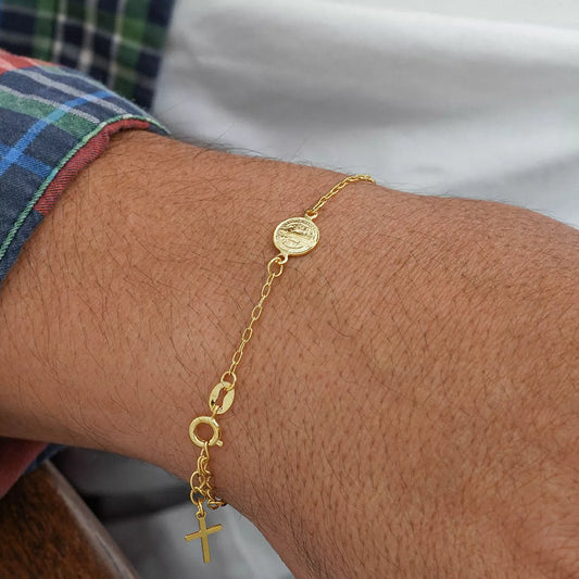 Pulsera San Benito  16.5 Cms Extensor