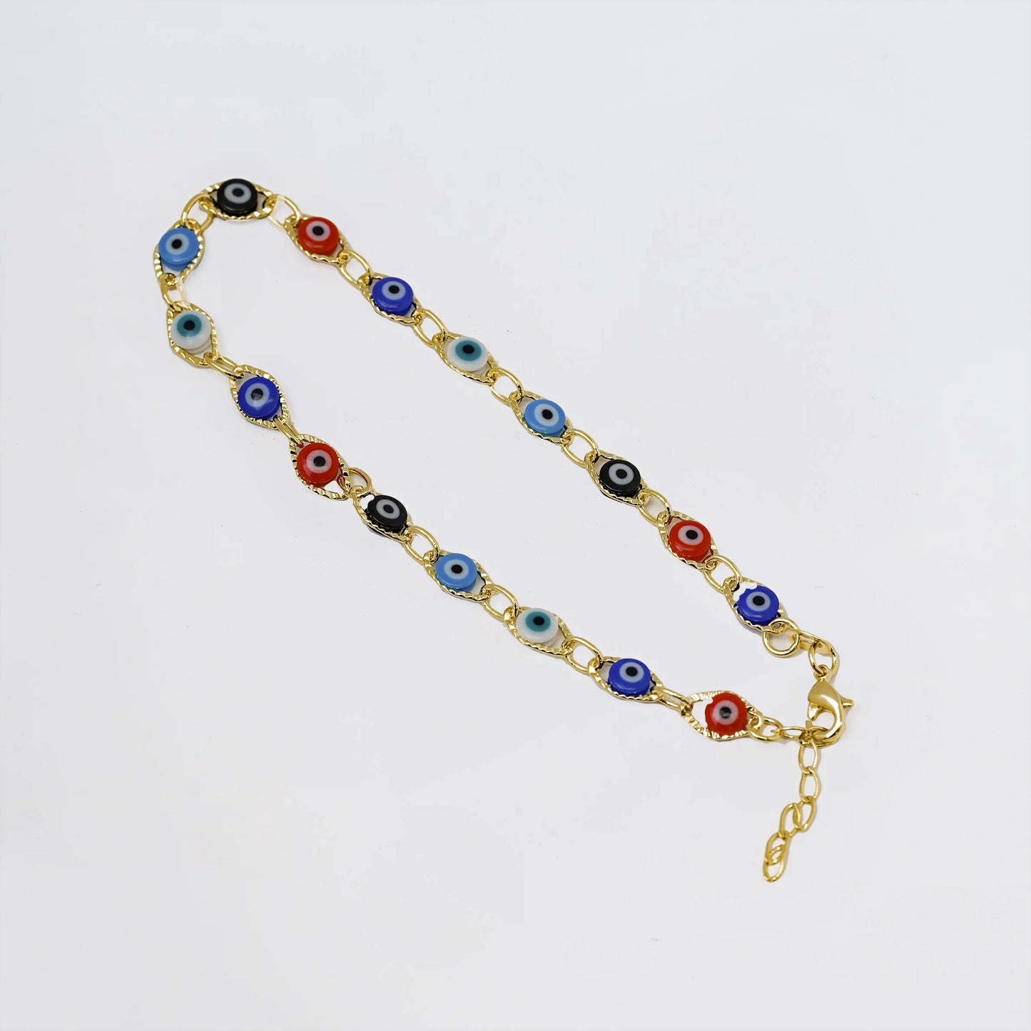 Tobillera Ojo Turco Multicolor 23 Cms + 2 Cms  Extensor