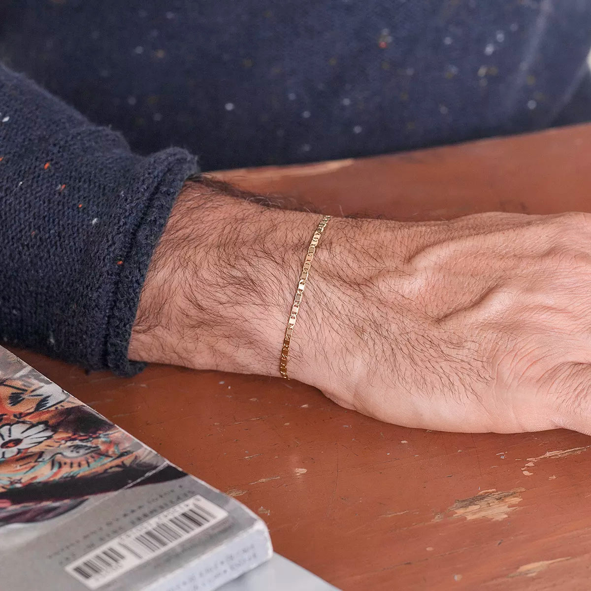 Pulsera Escalera Plana 18 Cm