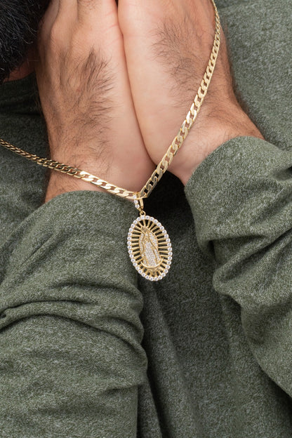 Dije Virgen Guadalupe Swarovski