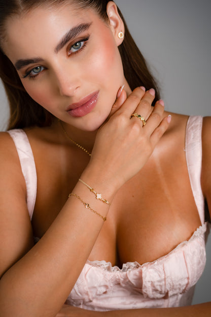 Pulsera Clover Silueta + Extensor