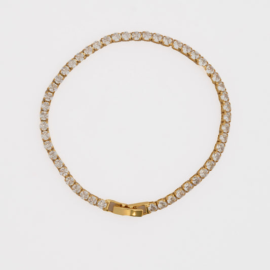 Pulsera Circonias Cristal 20 Cms