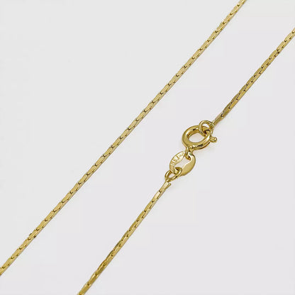 Cadena Cordón Cuadrado 1 mm 65 Cms