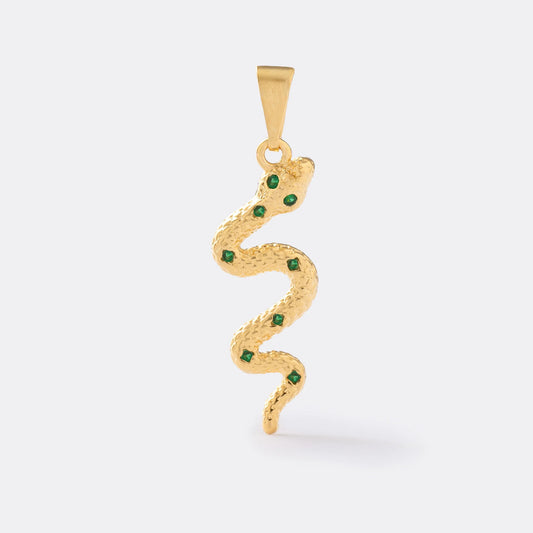 Dije Serpiente Verde