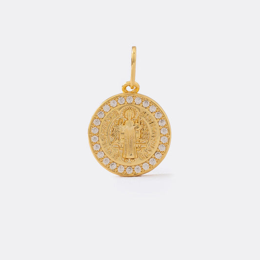 Dije San Benito Red Circonias 1.8 Cms