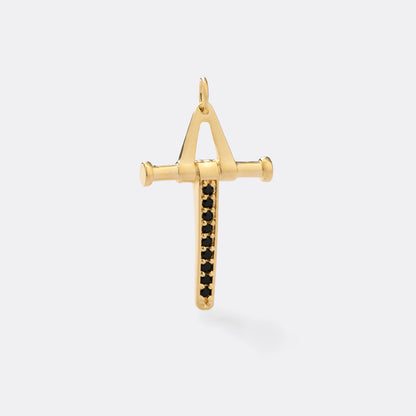 Dije Cruz Pendulo con Circonias