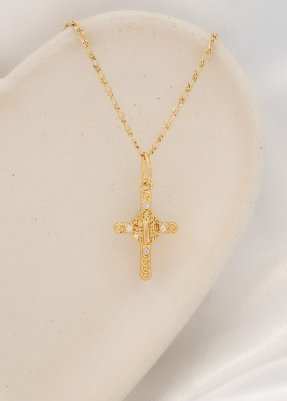 Dije Cruz San Benito 2 Cms